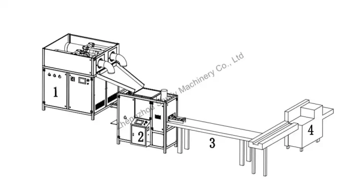 dry ice pellet briquetting line