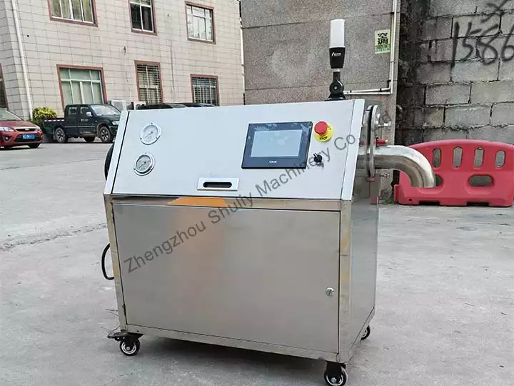 dry ice pelleting machine