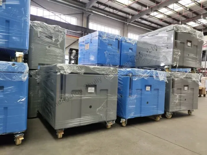 حاويات معزولة بالثلج الجاف للثلج الجاف